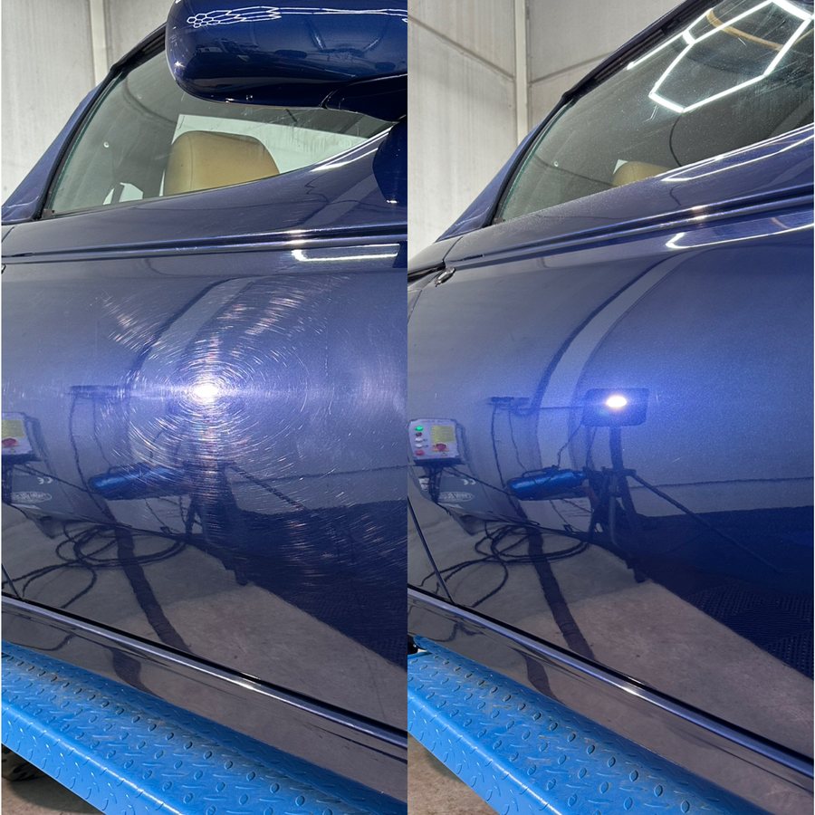 Door and mirror, paint correction